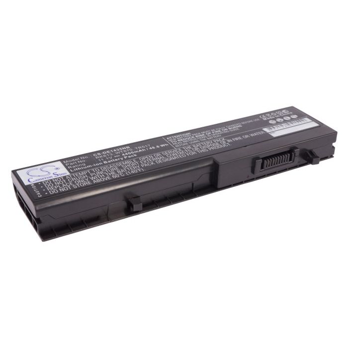 Dell Studio 14, Studio 1435, Studio 1436 akku 4400 mAh - Musta