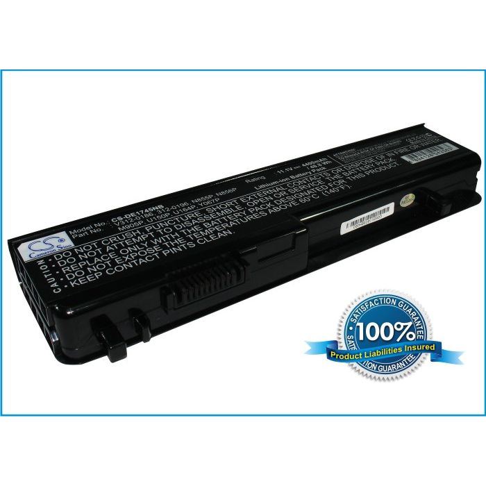 Dell Studio 17, Studio 1745, Studio 1747, Studio 1749, Studio P02E akku 4400 mAh - Musta Dell Studio 17, Studio 1745, Studio 1747, Studio 1749, Studio P02E akku 4400 mAh - Musta