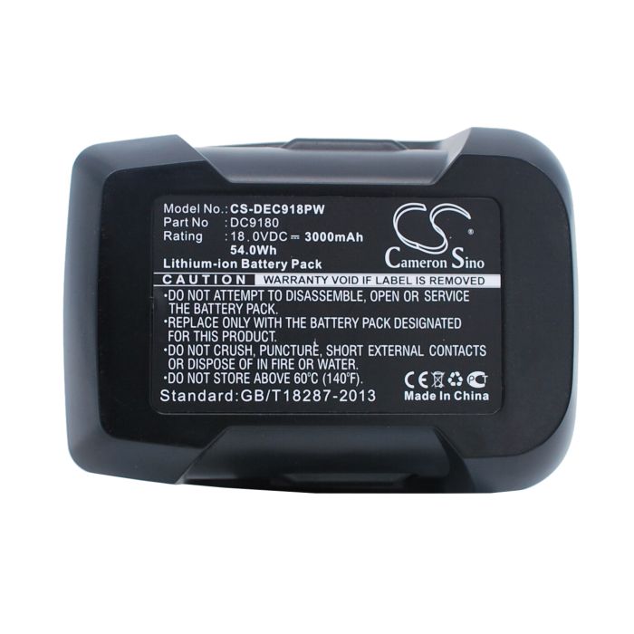 DeWalt DCD925, DCD925B2, DCD925KA 18V Li-ion Työkalun Akku - 3000 mAh