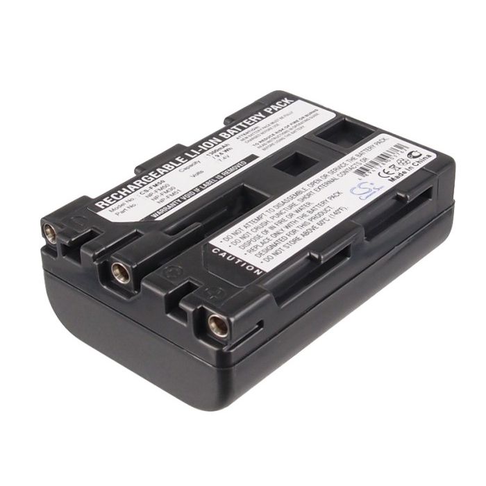 Sony NP-QM51, NP-FM50, NP-QM50, NP-FM51, NP-FM30 yhteensopiva akku 1300 mAh