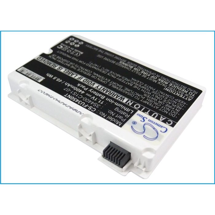 Fujitsu Amilo Pi3450 akku 4400 mAh - Valkoinen Fujitsu Amilo Pi3450 akku 4400 mAh - Valkoinen