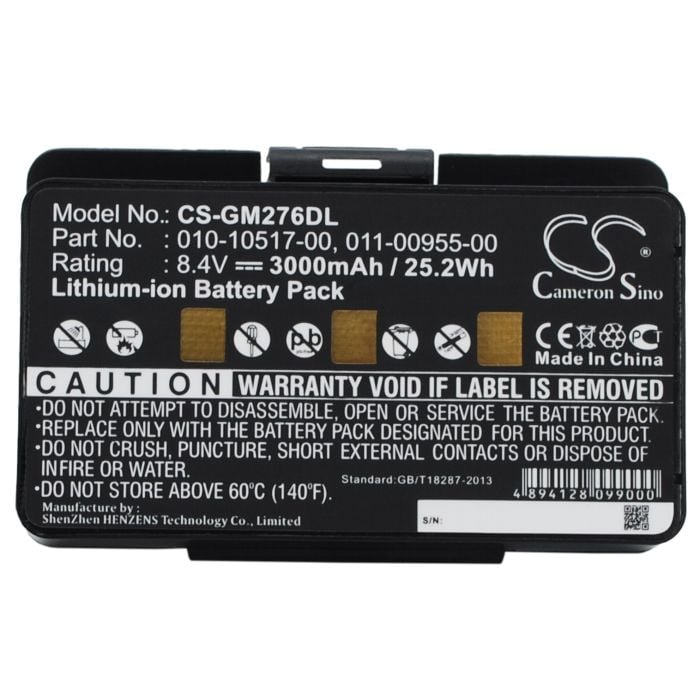 Garmin 010-00543-00, 100054300, 3580100054300 Navigaattorin Akku
