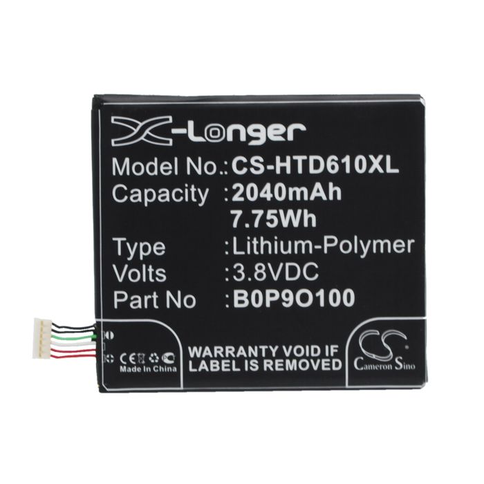 HTC A3QHD, D610, D610n akku 2040 mAh