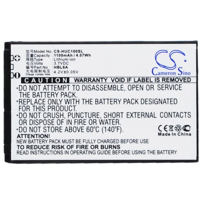 Huawei C2600, C2606, C2800, C2808, C2809, C7100, C7199, C2605, C2900, C3305, C5100, C5588 Akku 1100 mAh Huawei C2600, C2606, C2800, C2808, C2809, C7100, C7199, C2605, C2900, C3305, C5100, C5588 Akku 1100 mAh