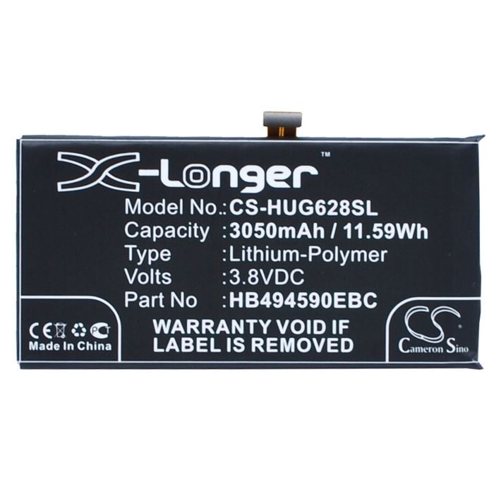Huawei Honor 7, Ascend G628 akku 3050 mAh
