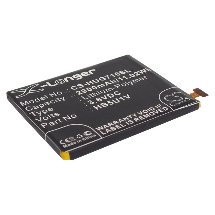 Huawei Ascend D2, Ascend D2-2010, Ascend G716-L070, Ascend D2-0082 Akku 2900mAh / 3.8V mAh