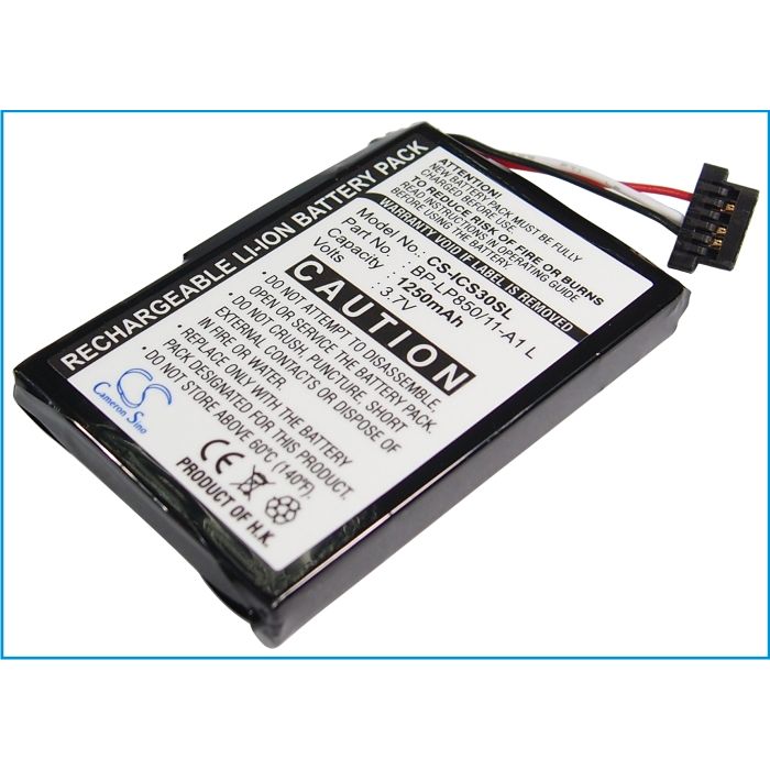 Navman S30. S50, S70, S80, S90, S90i tehoakku 1250 mAh