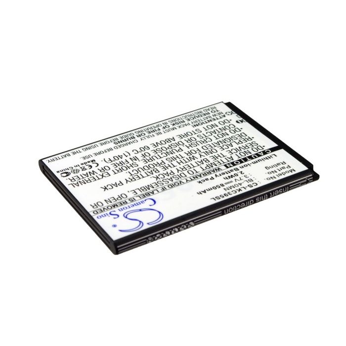 LG Xpression, Xpression C395, Xpression C395C, C395C, C395, Rumor Reflex, LN272 Akku 850 mAh
