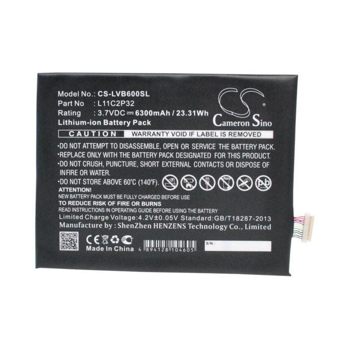 Lenovo IdeaPad A10-70, IdeaPad A7600-F, IdeaPad S6000 Tabletin Akku