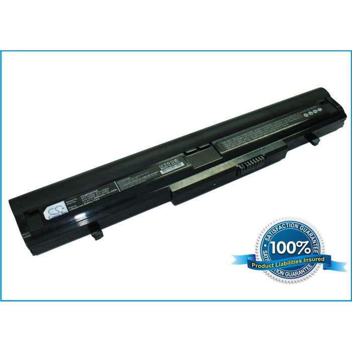 Medion MD89560, MD98250, Akoya P6622, Akoya P6630 akku 4400 mAh - Musta