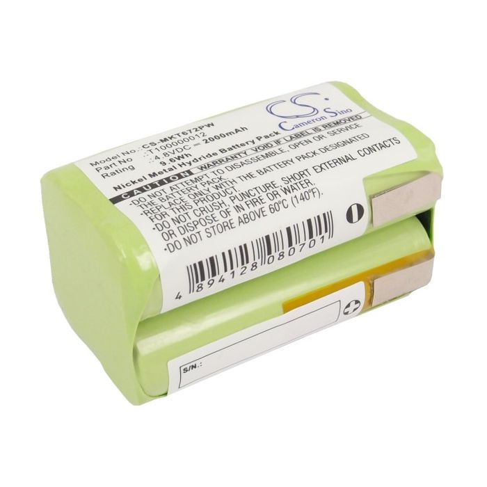Makita 6722DW Ni-MH 4,8 V akku 2000 mAh