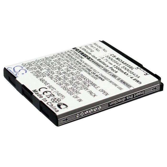 Cameron Sino tarvikeakku Motorola A855 akku 1300 mAh