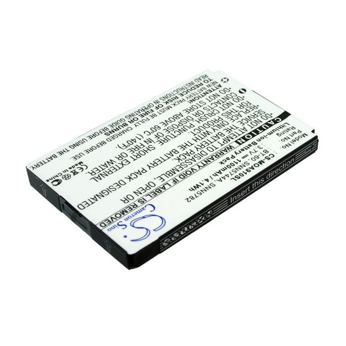 Cameron Sino tarvikeakku Motorola A910 akku 1100 mAh