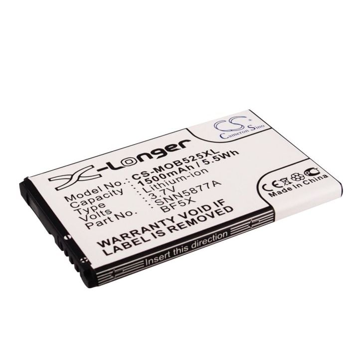 Cameron Sino tarvikeakku Motorola MB525 akku 1500 mAh