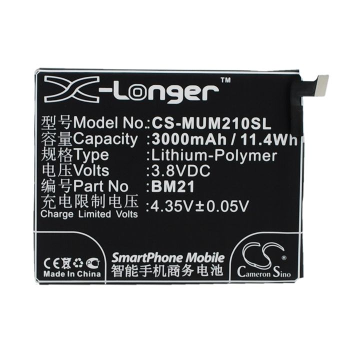Xiaomi Libra, Mi Note, Mi5 akku 3000 mAh
