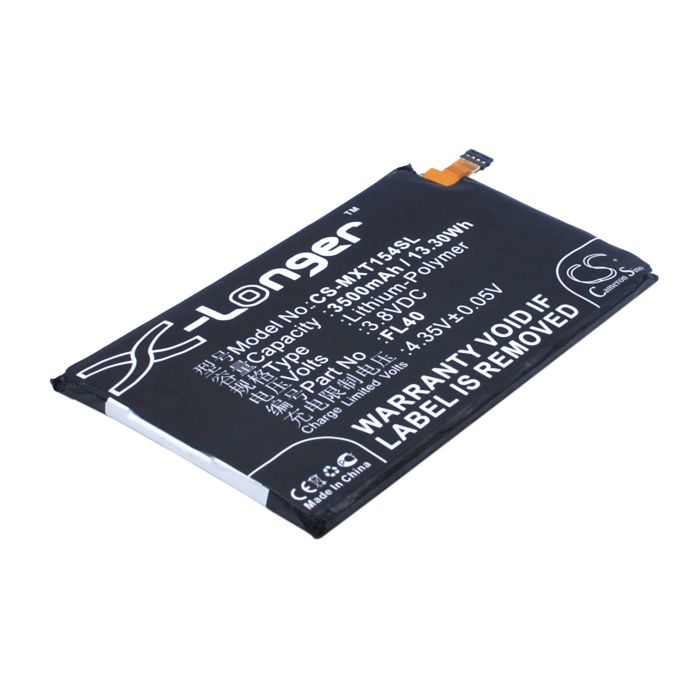 Cameron Sino tarvikeakku Motorola Moto X 3a, Moto X 3a Dual akku 3500 mAh