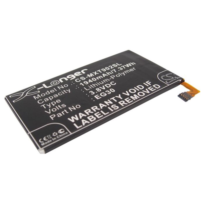 Cameron Sino tarvikeakku Motorola DROID RAZR M 4G LTE akku 1940 mAh
