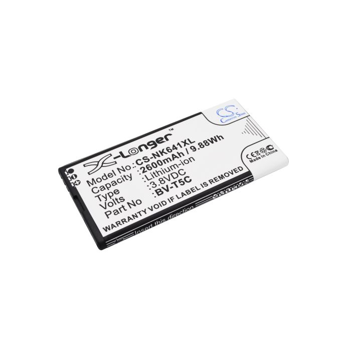 Nokia Lumia 640 / RM-1073 / BV-T5C akku 2600 mAh Nokia Lumia 640 / RM-1073 / BV-T5C akku 2600 mAh