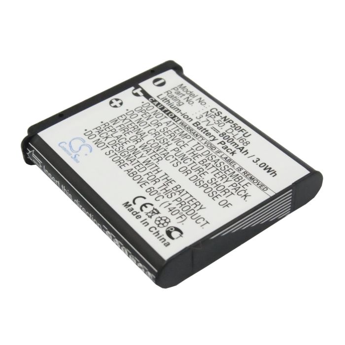 Fuji NP-50 yhteensopiva akku 800 mAh