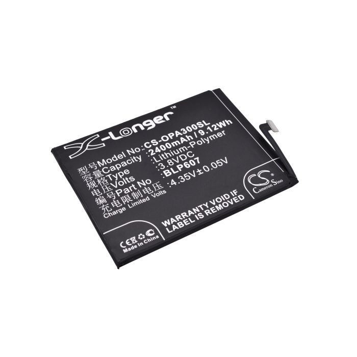 Oneplus E1000, Oneplus X akku 2400 mAh