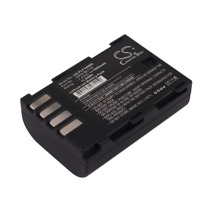 Panasonic DMW-BLF19, DMW-BLF19E akku - 1600 mAh Panasonic DMW-BLF19, DMW-BLF19E akku - 1600 mAh