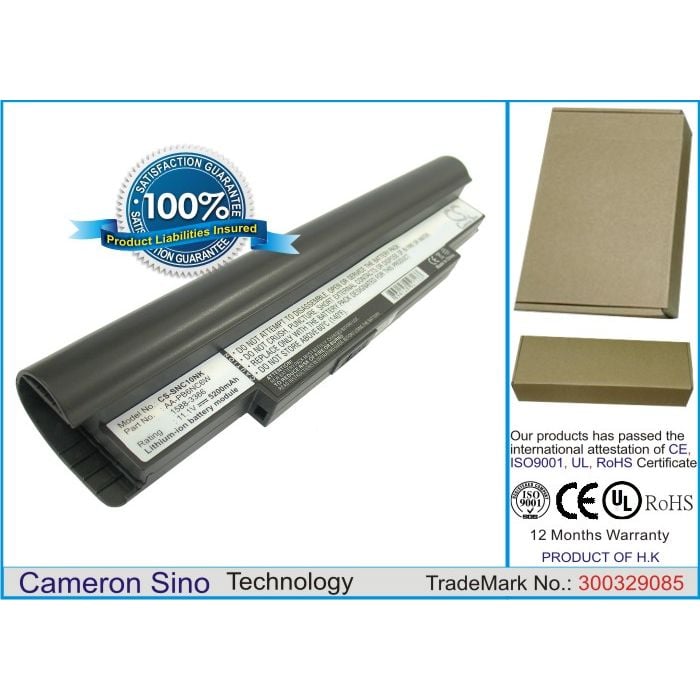 Samsung NP-NC10, AA-PB6NC6W, 1588-3366 akku 5200 mAh