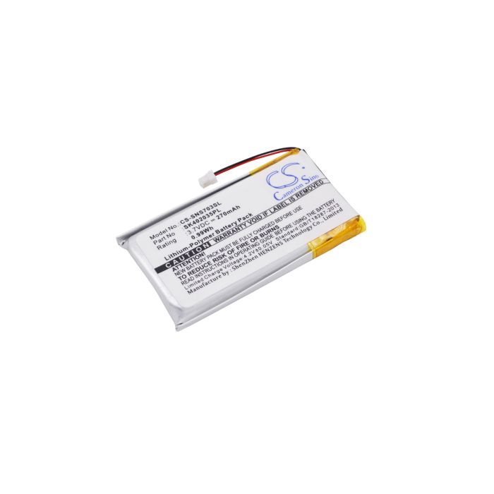 Sony NW-S603F, NW-S703F, NW-S705F MP3-Soittimen Akku