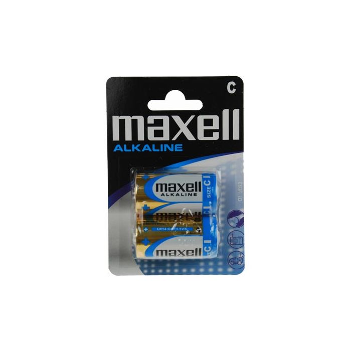 Maxell paristo, C (LR14), Alkaline, 1,5V, 2-pakkaus