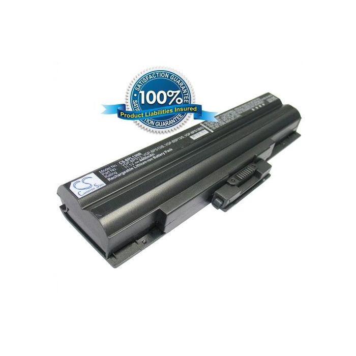 Sony VGP-BPS13, VGP-BPS13/B, VGP-BSP13/S, VGP-BPS13A/B, VGP-BPS13A/S, VGP-BPS13B/B, VGP-BPS13B/Q  akku 4400 mAh musta