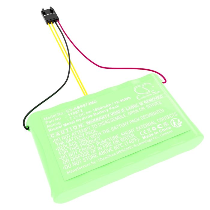 Abilanx lääketieteellisen laitteen scale / type IRUS yhteensopiva akku 1800mAh