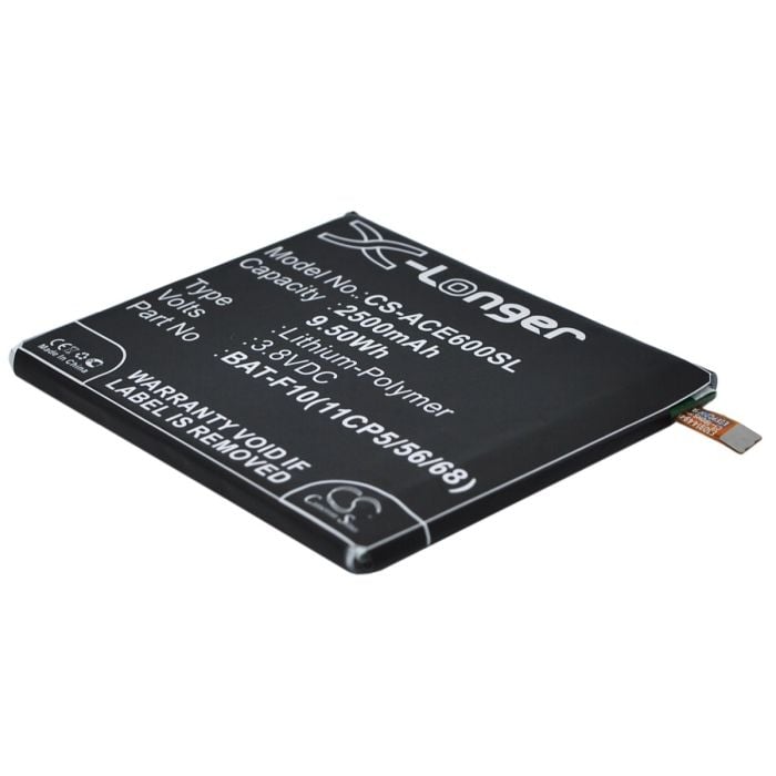 Acer puhelimen Liquid E600 yhteensopiva akku 2500mAh