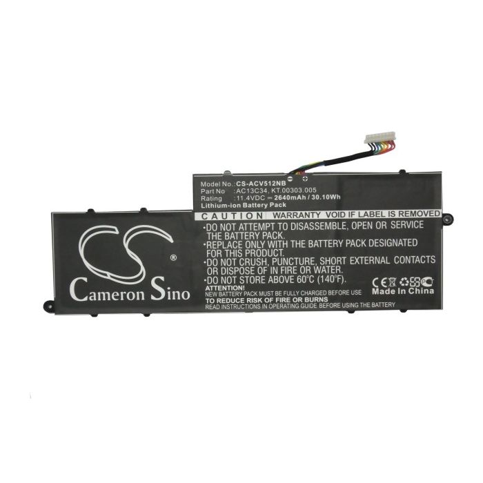 Acer Aspire V5 122P, Aspire V5-122P akku 2640 mAh
