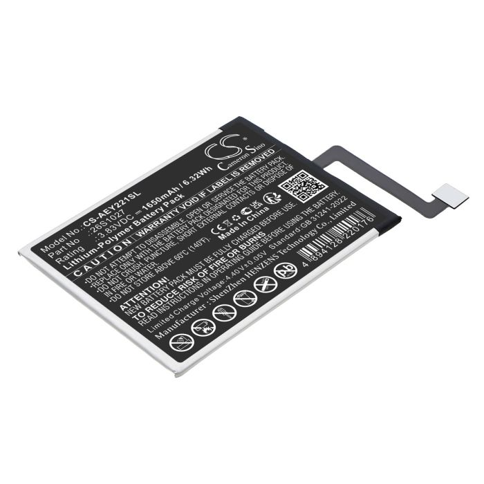 Amazon lukulaitteen Kindle Paperwhite 11th yhteensopiva akku 1650mAh