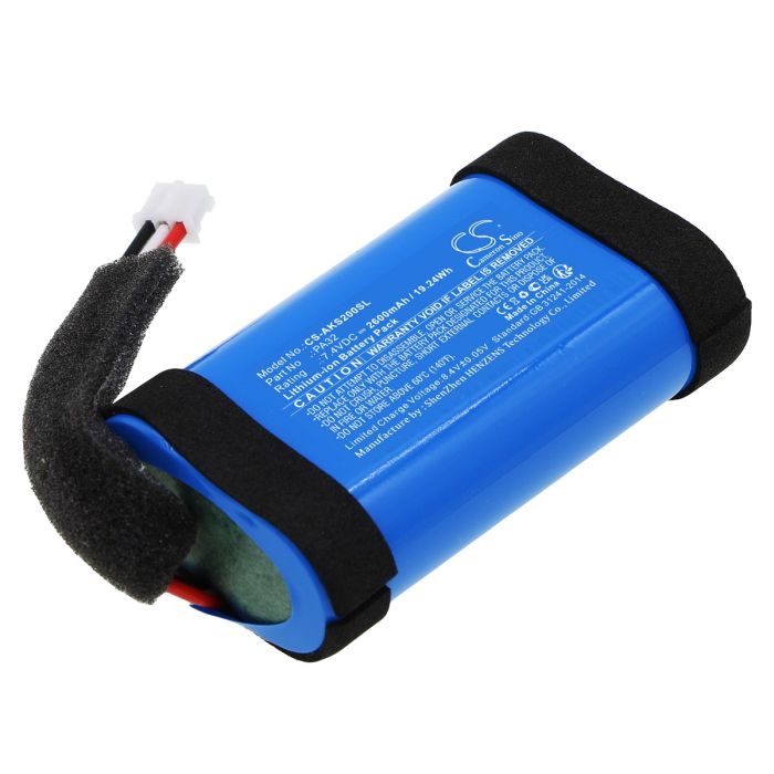 Anker kaiuttimen Soundcore Flare 1 / Soundcore Flare 2 yhteensopiva akku 2600mAh