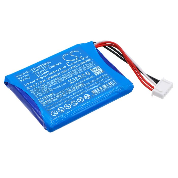 AKG kaiuttimen S30 yhteensopiva akku 3200mAh