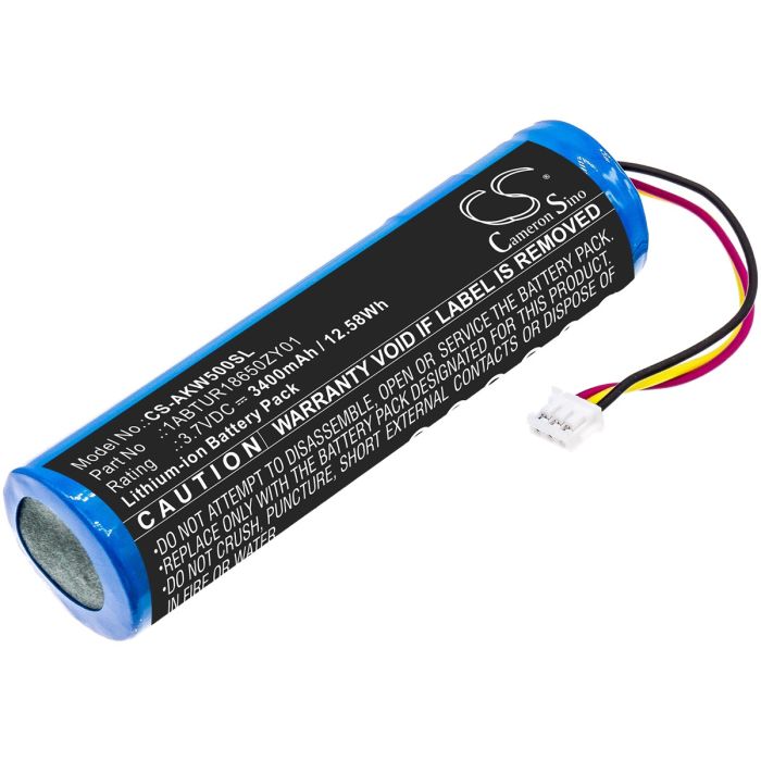 AKAI vahvistimen 5000 Solo / EWI 5000 yhteensopiva akku 3400mAh