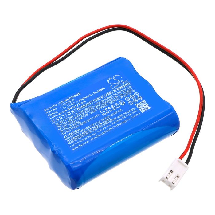 Atoms lääketieteellisen laitteen CC26 / Carry Care 26 yhteensopiva akku 2600mAh