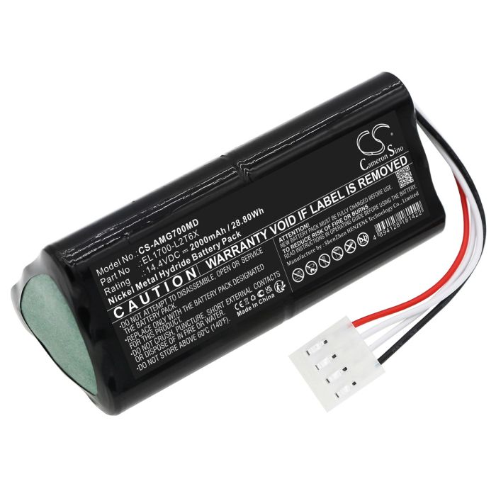 Amico lääketieteellisen laitteen GoLift 700 / EL1700-L2T6X yhteensopiva akku 2000mAh Amico lääketieteellisen laitteen GoLift 700 / EL1700-L2T6X yhteensopiva akku 2000mAh