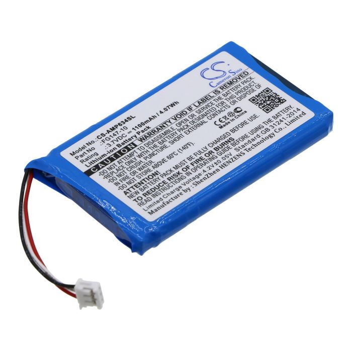 AMX Mio Modero remote controls akku 1100mAh