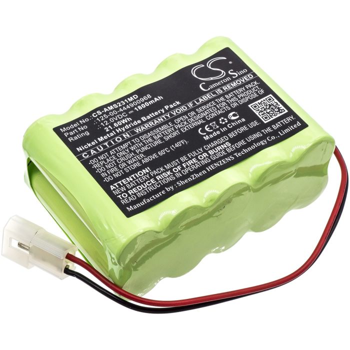 Alaris Medicalsystems lääketieteellisen laitteen Infusion Pump 231 / Infusion pump 531 yhteensopiva akku 1800mAh