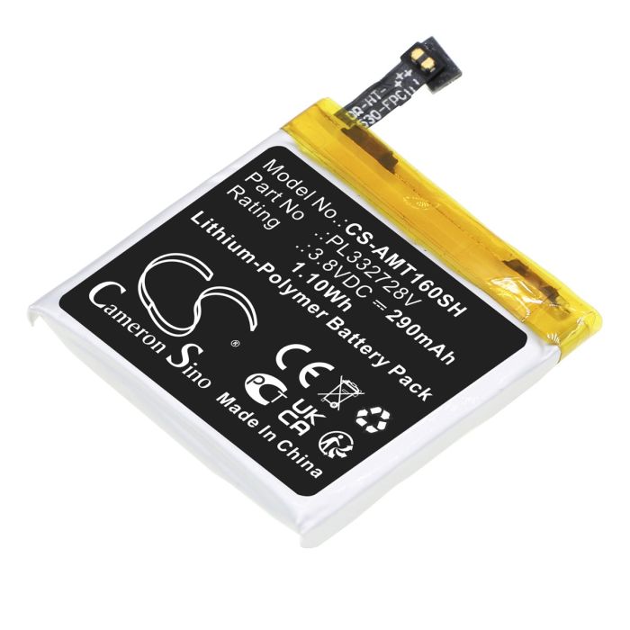 Amazfit älykellon Stratos / Stratos 2 yhteensopiva akku 290mAh