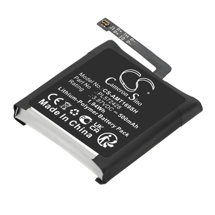 Amazfit älykellon A2169, A2170 yhteensopiva akku 500mAh
