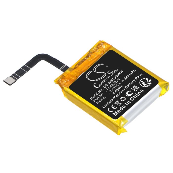 Amazfit älykellon GTS 3 / A2035 yhteensopiva akku 240mAh