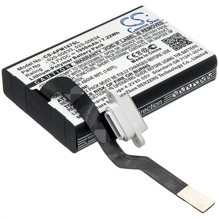 Apple A1657, A1672, Magic Mouse 2 akku 1950mAh