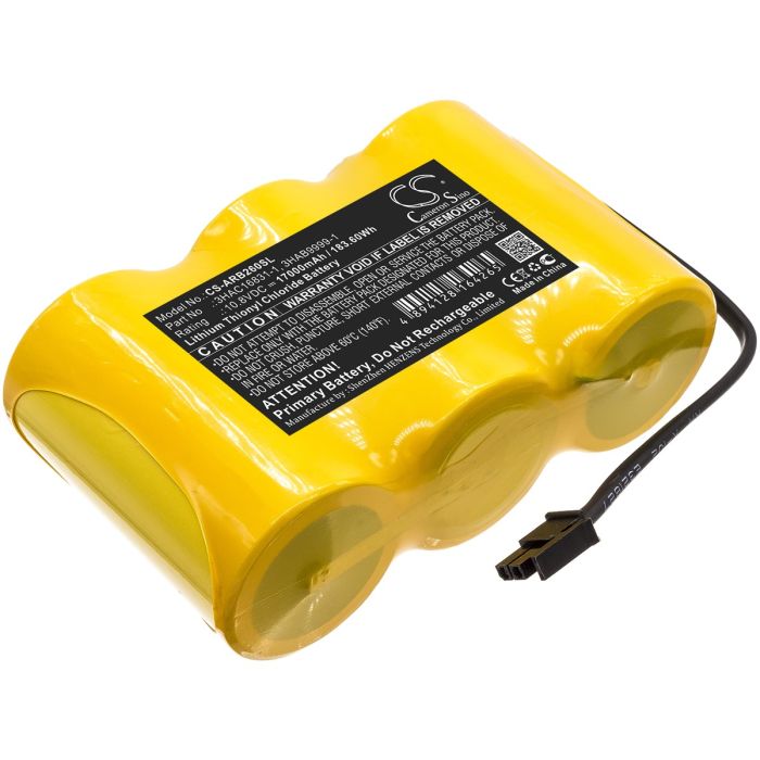 ABB PLC-laitteiden IRB 140 M2000 / IRB 140 M2000A yhteensopiva akku 17000mAh
