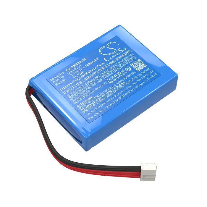 ABB 364-6731, 3BSC760019E1 yhteensopiva akku 3000mAh