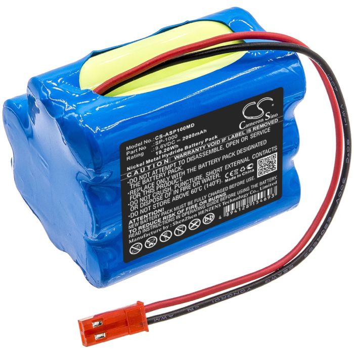 Annol lääketieteellisen laitteen SP-1000 yhteensopiva akku 2000mAh