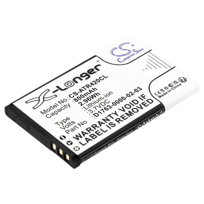 Aastra langattoman puhelimen 420d yhteensopiva akku 800mAh