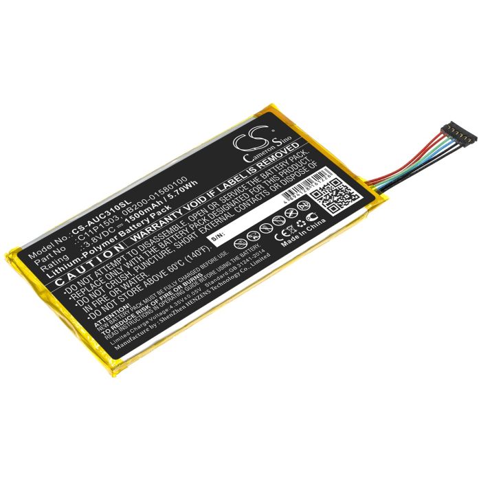 Asus tablettien ZenPad 10 LTE / ZenPad 10 Z300CL yhteensopiva akku 1500mAh