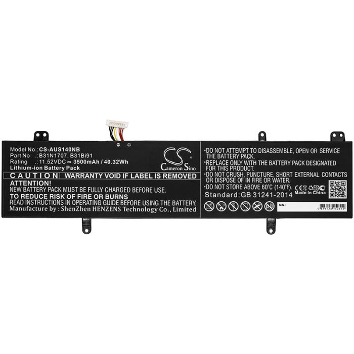 Asus VivoBook S14 / S410U / B31N1707 Akku